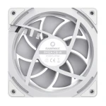 Вентилятор 120 мм, GameMax FN12A-C8I-W, White, 120х120х25 мм, ARGB підсвічування, 800-1600 об/хв, до 31.21 дБ, 4-pin (PWM, 50 см) / 3-pin (ARGB, 50 см), гідродинамічний підшипник - Зображення 3