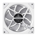 Вентилятор 120 мм, GameMax FN12A-S2I-W, White, 120х120х25 мм, ARGB підсвічування, 800-1600 об/хв, до 31.21 дБ, 4-pin (PWM) / 3-pin (ARGB), гідродинамічний підшипник - Зображення 4