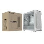 Корпус Gigabyte C102 GLASS, White, Mid Tower, без БЖ, для Micro ATX / Mini ITX, 2xUSB 3.0, макс. CPU - 165 мм / VGA - 410 мм, 2x120 мм, бічна панель із загартованого скла (GB-C102GI) - Зображення 6