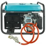 Газобензиновий генератор Konner&Sohnen KS 5000E G, Black/Blue, 4 кВт (макс. 4.5 кВт), ручний/електро стартер, 4-тактний, 50 Гц, 25 л, до 95 дБ, IP23, 680x545x550 мм, 77 кг - Зображення 6