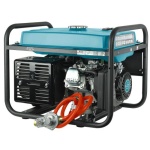 Газобензиновий генератор Konner&Sohnen KS 5000E G, Black/Blue, 4 кВт (макс. 4.5 кВт), ручний/електро стартер, 4-тактний, 50 Гц, 25 л, до 95 дБ, IP23, 680x545x550 мм, 77 кг - Зображення 7