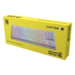 Клавіатура Hator Rockfall 2 TKL Mecha, White, USB, механічна (перемикачі Aurum "Indigo"), RGB підсвічування з індивідуальним налаштуванням кожної кнопки (HTK-521UA) - Зображення 4