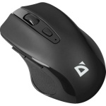 Миша бездротова Defender Prime MB-053, Black, USB, оптична (сенсор PixArt 3065), 800-1600 dpi, 5 кнопок, 1xAA (52053)