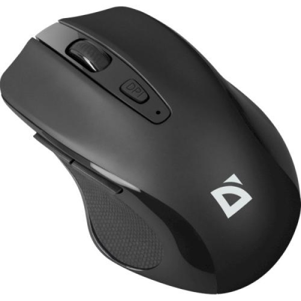 Миша бездротова Defender Prime MB-053, Black, USB, оптична (сенсор PixArt 3065), 800-1600 dpi, 5 кнопок, 1xAA (52053)