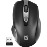 Миша бездротова Defender Prime MB-053, Black, USB, оптична (сенсор PixArt 3065), 800-1600 dpi, 5 кнопок, 1xAA (52053) - Зображення 3