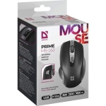 Миша бездротова Defender Prime MB-053, Black, USB, оптична (сенсор PixArt 3065), 800-1600 dpi, 5 кнопок, 1xAA (52053) - Зображення 6