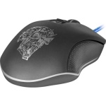 Миша Defender Sleipnir GM-927, Black, USB, оптична, 800-6400 dpi, 60 IPS, 5 програмованих кнопок, райдужне підсвічування, 1.5 м, килимок в комплекті (52927) - Зображення 4