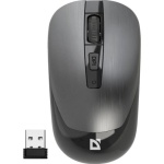 Миша бездротова Defender Wave MM-995, Silver, USB, оптична (сенсор PixArt 3065), 800-1600 dpi, 3 кнопки, 1xAA (52993)