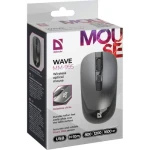Миша бездротова Defender Wave MM-995, Silver, USB, оптична (сенсор PixArt 3065), 800-1600 dpi, 3 кнопки, 1xAA (52993) - Зображення 6