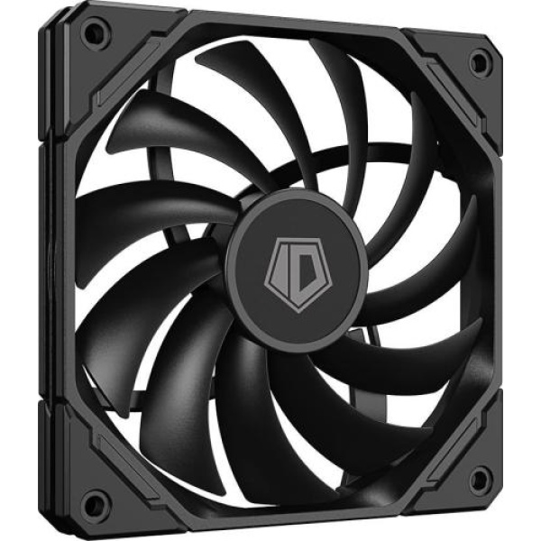 Вентилятор 120 мм, ID-Cooling TF-12015-K Black, 120x120x15 мм, 500±200 ~ 2200±10% об/хв, <32.3 дБ, 4-pin (PWM), 67.58CFM, гідравлічний підшипник