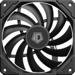 Вентилятор 120 мм, ID-Cooling TF-12015-K Black, 120x120x15 мм, 500±200 ~ 2200±10% об/хв, <32.3 дБ, 4-pin (PWM), 67.58CFM, гідравлічний підшипник - Зображення 2