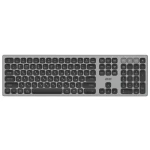Клавіатура бездротова 2E KS270, Grey/Black, Bluetooth / USB 2.4GHz, до 10 м, 2xAAA (2E-KS270WBPN_UA)