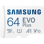 Карта пам'яті microSDXC, 64Gb, Samsung EVO Plus, Class10 UHS-I U1 V10 A1, SD адаптер, до 160 МБ/с (MB-MC64SA/EU) - Зображення 2