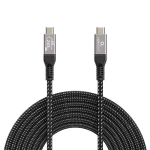 Кабель Type-C - Type-C, 1.5 м, Black, Cablexpert, 240 Вт, 5A (CCBP-USB4-CMCM240-1.5M)