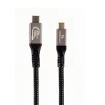 Кабель Type-C - Type-C, 1.5 м, Black, Cablexpert, 100 Вт, 5A (CCBP-USB3-CMCM100-1.5M)