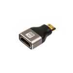 Перехідник miniHDMI (M) - HDMI (F), Cablexpert, Black, V2.1, 8K (AP-HDMI8K-FC) - Зображення 2
