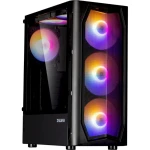 Корпус Zalman N4 (Rev.1), Black, Mid Tower, без БЖ, для ATX / Micro ATX / Mini ITX, 1xUSB 3.0 / 2xUSB 2.0, макс. CPU - 163 мм / VGA - 315 мм, 3x140 мм RGB / 3x120 мм RGB, бічна панель із загартованого скла - Зображення 2