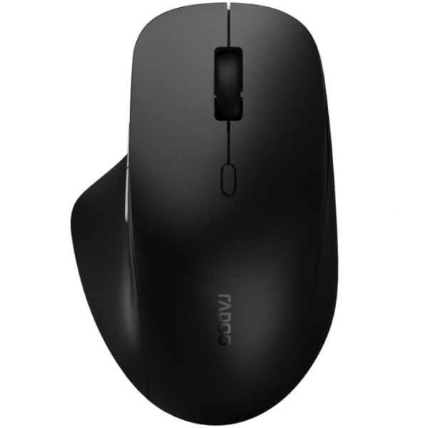 Миша Rapoo M50 plus silent wireless, Black, бездротова, 2.4GHz / USB, 3200 dpi, 1 AA батарейка, кнопки 4шт. (M50_plus)