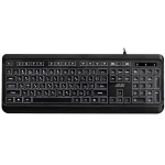 Клавіатура 2E KS120, Black, USB, біле підсвічування, 12 мультимедіа клавіш, 1.5 м, UA / EN (2E-KS120UB_UA) - Зображення 2
