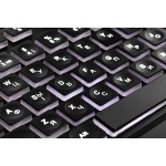 Клавіатура 2E KS120, Black, USB, біле підсвічування, 12 мультимедіа клавіш, 1.5 м, UA / EN (2E-KS120UB_UA) - Зображення 6