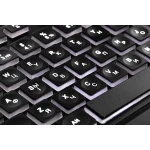 Клавіатура 2E KS120, Black, USB, біле підсвічування, 12 мультимедіа клавіш, 1.5 м, UA / EN (2E-KS120UB_UA) - Зображення 6