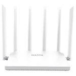 Роутер Netis NC63, AC1200, Wi-Fi 5 (802.11ac), 2.4GHz/5GHz, до 1300 Mb/s, LAN 4x1000 Mb/s, 6 зовнішні антени (NC63)