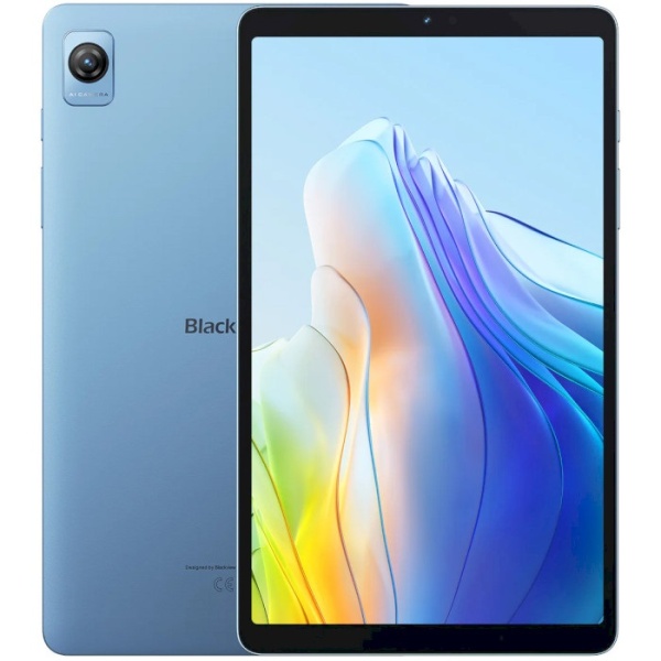 Планшет 8.68'' Blackview Tab 60, Blue, (1340х800, IPS), Unisoc T606 (8 ядер), RAM 6Gb, ROM 128Gb, MicroSD (max 1Tb), Wi-Fi 5, BT v5.0, GPS+ГЛОНАСС, 2 Cam (8Mp + 5Mp), 6050 mAh, Android 13 (6931548314080)