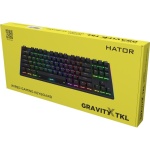 Клавіатура Hator Gravity X TKL, Black, USB, механічна (перемикачі Aurum Orange Linear rev.2.0), RGB підсвічування з індивідуальним налаштуванням кожної кнопки (HTK550UA) - Зображення 6