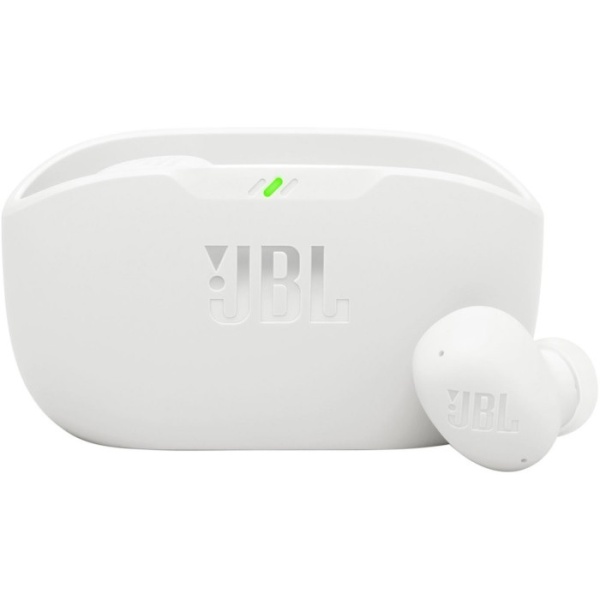 Навушники JBL Wave Buds 2, White, Bluetooth, мікрофон, чохол з функцією зарядки, технологія "JBL Deep Bass Sound" (JBLWBUDS2WHT)