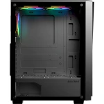 Корпус GameMax Prism, Black, без БЖ, Mid Tower, для ATX / MicroATX / Mini-ITX, 2xUSB 2.0 / 1xUSB 3.0, макс. CPU - 165 мм / VGA - 320 мм, 3x120 мм (PRISM) - Зображення 4