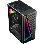 Корпус GameMax Prism, Black, без БЖ, Mid Tower, для ATX / MicroATX / Mini-ITX, 2xUSB 2.0 / 1xUSB 3.0, макс. CPU - 165 мм / VGA - 320 мм, 3x120 мм (PRISM) - Зображення 7