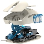 Миша A4Tech Bloody W72 Ultra (Pixels Blue), White, USB, 20000 dpi, кнопки 7 шт., підключення дротове - Зображення 6