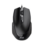 Миша 2E MF180, Black, USB, оптична, 1200-3200 dpi, 6 кнопок, 1.8 м (2E-MF180UB)