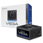 Блок живлення 850 Вт, Chieftec VEGA, Black, 80+ Gold, 135 мм FDB, 3xMolex / 6xSATA / 1x16-pin / 4x6+2-pin / 2x4+4-pin / 1x20+4-pin, захист AFC/OPP/OTP/OVP/SCP/SIP/UVP/OCP, ATX 12V 3.1 (PPG-850-S) - Зображення 5