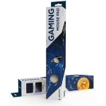 Килимок Gembird Solar System XL, Black, 900 х 350 х 3 мм, гума, тканина, поверхня для швидкості/контролю - Зображення 3