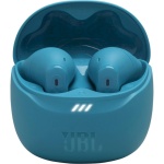 Навушники бездротові JBL Tune Flex 2, Turquoise, Bluetooth, мікрофон, акумулятор 55 mAh, чохол з функцією зарядки, технологія "JBL Pure Bass Sound" (JBLTFLEX2TQE) - Зображення 2