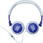 Навушники JBL JR 320, Blue/White, 3.5 мм, мікрофон, динаміки 32 мм, 1 м, дитячі (JBLJR320BLU) - Зображення 5
