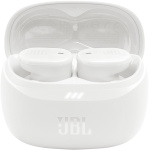 Навушники бездротові JBL Tune Buds 2, White, Bluetooth, мікрофон, акумулятор 68 mAh, чохол з функцією зарядки, технологія "JBL Pure Bass Sound" (JBLTBUDS2WHT) - Зображення 5