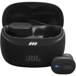 Навушники бездротові JBL Tune Buds 2, Black, Bluetooth, мікрофон, акумулятор 68 mAh, чохол з функцією зарядки, технологія "JBL Pure Bass Sound" (JBLTBUDS2BLK)