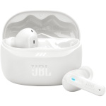 Навушники бездротові JBL Tune Beam 2, White, Bluetooth, мікрофон, акумулятор 65 mAh, чохол з функцією зарядки, технологія "JBL Pure Bass Sound" (JBLTBEAM2WHT)