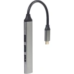 Хаб USB Gembird UHB-CM-U3P1U2P3-03, Grey, Type-C 3.1 - 1xUSB 3.0 / 3xUSB 2.0, кабель 13 см, алюмінієвий корпус - Зображення 2