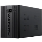 Джерело безперебійного живлення Marsriva MR-UF3000, 3000ВА/1800Вт, Line-Interactive, LED version, 2хSchuko, 4*12V/9Ah, metal (MR-UF3000)