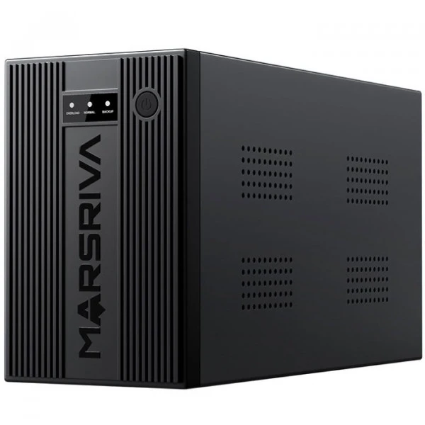 Джерело безперебійного живлення Marsriva MR-UF3000, 3000ВА/1800Вт, Line-Interactive, LED version, 2хSchuko, 4*12V/9Ah, metal (MR-UF3000)