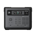 Зарядна станція ColorWay, Black, 2400 Вт / 2048 Вт/год, 4xType-C (100/45/20/20 Вт), 2xUSB (18 Вт), 2xDC, 4x220V, IP54, LiFePo4 (CW-PR-2K2W-01)