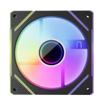 Вентилятор 120 мм, 1stPlayer FC(AP), Black, 120х120х25 мм, ARGB підсвічування, до 1800 об/хв, до 32.2 дБ, 4-pin (PWM) / 3-pin (ARGB), гідродинамічний підшипник (FC(AP)-BK) - Зображення 4