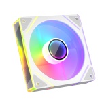 Вентилятор 120 мм, 1stPlayer FC(AP), White, 120х120х25 мм, ARGB підсвічування, до 1800 об/хв, до 32.2 дБ, 4-pin (PWM) / 3-pin (ARGB), гідродинамічний підшипник (FC(AP)-WH) - Зображення 2