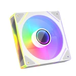 Вентилятор 120 мм, 1stPlayer FC(AP), White, 120х120х25 мм, ARGB підсвічування, до 1800 об/хв, до 32.2 дБ, 4-pin (PWM) / 3-pin (ARGB), гідродинамічний підшипник (FC(AP)-WH) - Зображення 2