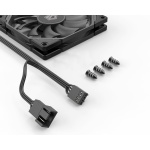 Вентилятор 92 мм, ID-Cooling TF-9215, Black, 92x92x15 мм, до 2800 об/хв, до 35.2 дБ, 4-pin PWM, гідравлічний підшипник - Зображення 5