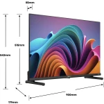 Телевізор 40" Hisense 40A5NQ, Black, QLED, 1920x1080, 60 Гц, Smart TV, DVB-T2/S2/C, 2xHDMI, 2xUSB, Vesa 200x200 - Зображення 8