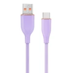 Кабель USB AM - Type-C, 1.5 м, Purple, Cablexpert, 2.1A (CC-USB2S-AMCM-1.5M-P)